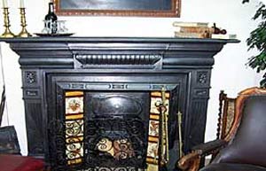 Victorian fireplace