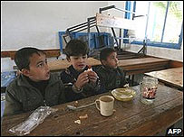 Crianças palestinas