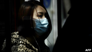 北京東城的霧霾和行人