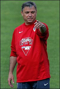 O técnico da Croácia, Zlatko Kranjcar