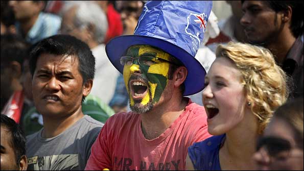 Fans from around the world