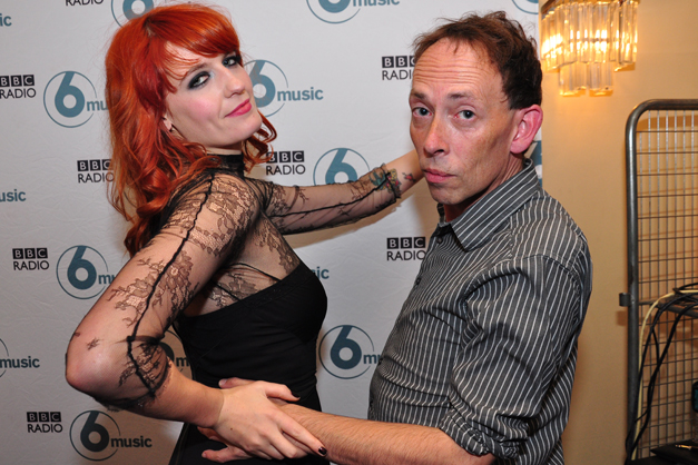 Florence Welch and Steve Lamacq