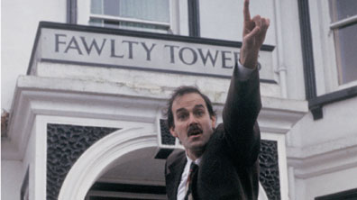 John Cleese as Basil Fawlty 
