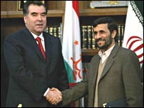 احمدی نژاد و رحمانف