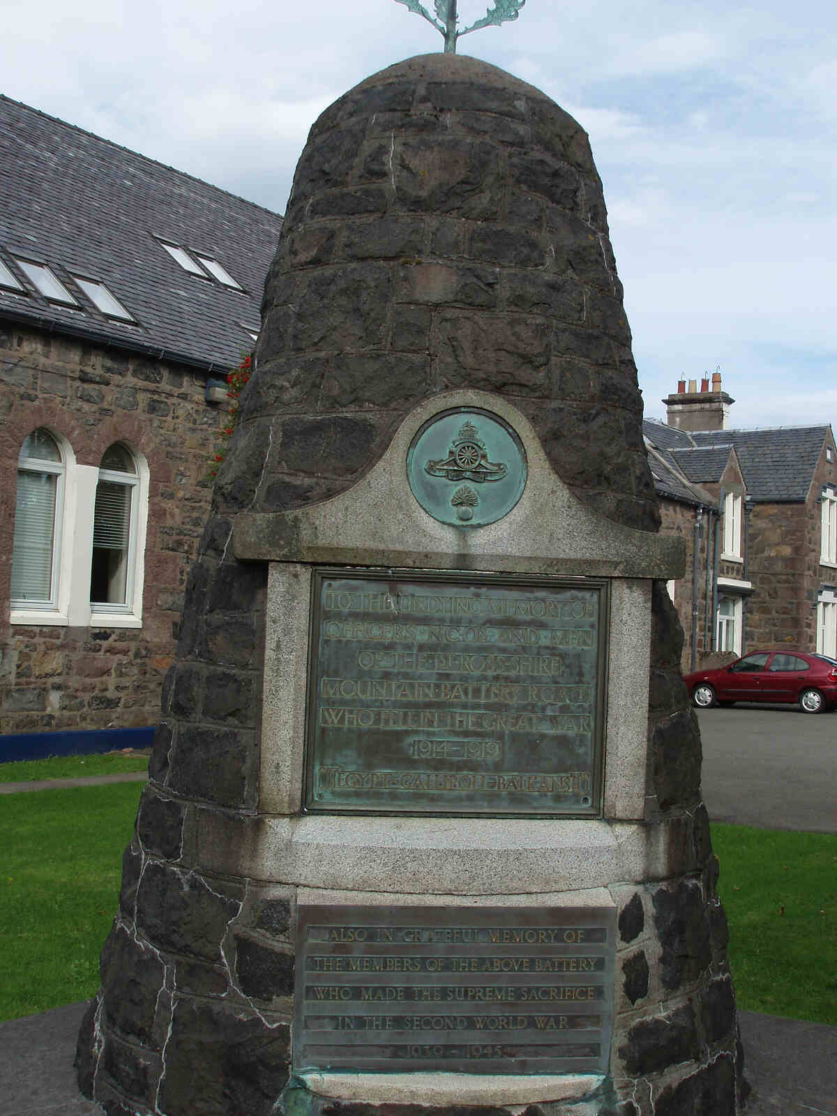 Memorial outside TA Barracks