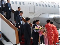 Negociadores de Taiwan e da China