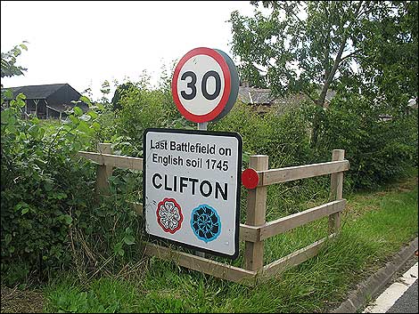 Clifton - roadsign