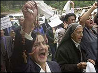 عیسائی مبلغوں پر کیرالا میں حملے ہوئے 