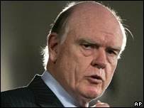 O secretário do Tesouro americano, John Snow