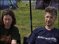 Aileen and Richard Smith at the Latitude Festival