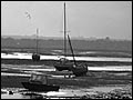 Boats at low tide, Wells-Next-The Sea