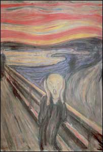 Tranh Tiếng thét của Edvard Munch