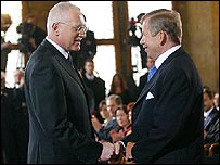 Václav Klaus a Václav havel