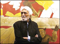 एमएफ़ हुसैन (फ़ाइल फ़ोटो)