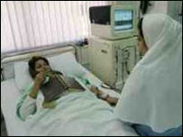 مريض مبتلابه ايدز