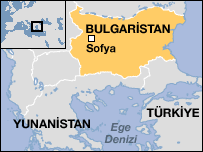 Bulgaristan haritası