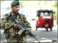 سرباز سريلانکايی