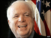 Ứng viên tổng thống Mỹ John McCain 
