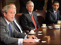 TT Bush và các lãnh đạo Hạ viện