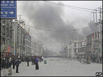 Protestos na capital do Tibete, Lhasa