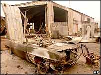 casa destruída pelo fogo em Barriere