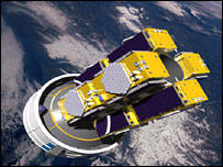 Um dos satélites do Galileo