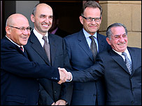 Mehmet Ali Talat ve Tasos Papadopulos