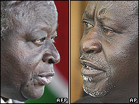 Mwai Kibaki e Raila Odinga