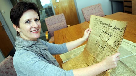 Cathryn Ings, Editor of the Carmarthen Journal