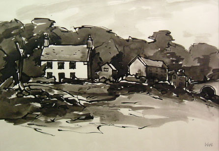 Kyffin Williams image of Pwllfanogl