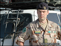 فرمانده سوئدی گروه بازسازی ولایتی در مزارشریف