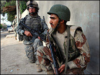 ABD ve Irak askerleri