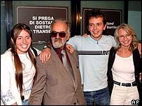 Giorgio Angelozzi s rodinou Rivových