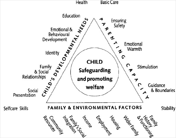 Framework diagram by the Department of Health, 2000