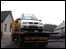 Vehicle being towed away