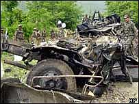 چند روز قبل شدت پسندوں کے حملے میں تینتیس فوجی ہلاک ہو گئے تھے