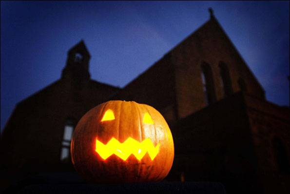 Halloween scene (Photo: Andrew Milligan/PA)