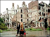 تباہ حال گروزنی