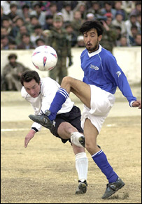 د افغانستان او ناټو د فوټبال لوبه