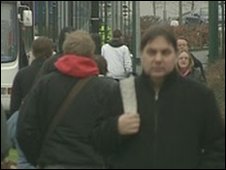 Public sector workers at Longbenton in Newcastle