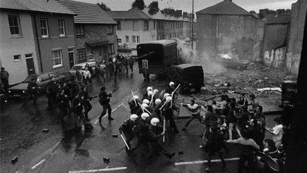 Production photograph from Boy Soldier, courtesy Karl Francis.