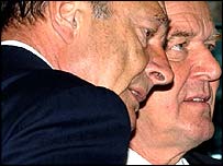 Gerhard Schröder a Jacques Chirac