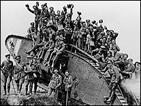 WW1 tank (photo courtesy of Bovington Tank Museum)