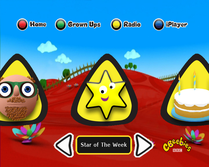 The new CBeebies homepage