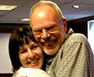 Bob with Rosie Thomas