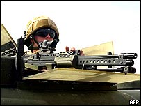 Britský voják v Basře