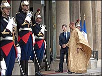 Sarkozy and Toure