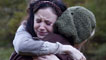 Sarah Lewis (Andrea Riseborough) comforts Maggie (Sharon Morgan) in Resistance. Photo © Getty Images
