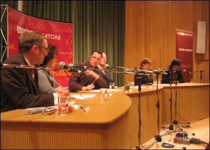 BBC Radio Stoke's 'Question Time' at the Potteries Museum