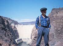 The Hoover Dam built during the great depression